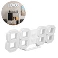 thumbnail image 2 of DEWIN 3D LED Wall Clock Brightness Adjustable Innovative 3D Table Wall Clocks with Night Light for Office Home Living Room 9.7inch, 2 of 14