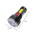 thumbnail image 3 of Qocolhg LED Flashlight, High Lumen Handheld Light, Waterproof, 1500ft Long Beam, Zoomable Flashlight for Home Outdoor Hiking Camping, Camping Essentials, 3 of 7