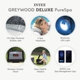 thumbnail image 3 of Intex PureSpa Plus Spa Gonflable en Bois Gris avec Lumières DEL Multicolores, 3 of 9