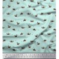 thumbnail image 1 of Soimoi Polyester Crepe Fabric Triangle,Tree & Tent Tribal Fabric Prints by Yard 42 Inch Wide, 1 of 1
