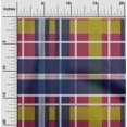 thumbnail image 1 of oneOone Cotton Poplin Fabric Madras Check Decor Fabric Printed BTY 42 Inch Wide, 1 of 4