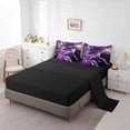 thumbnail image 3 of YST Purple Marble 7-Piece Abstract Aesthetic Bedding Set, Queen Size Comforter Set, Stone Pattern, 3 of 4