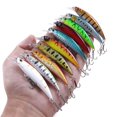 thumbnail image 4 of 20PCS Lot Lase Lure Internal Coloring Minnow Floating Fishing Lures Bass CrankBait 6cm, 4 of 5