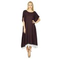 thumbnail image 1 of Bimba Robe Poncho Maxi Kaftan Longue pour Femmes Coupe Ample Robe Poncho en Rayonne Caftan Grande Taille, 1 of 5
