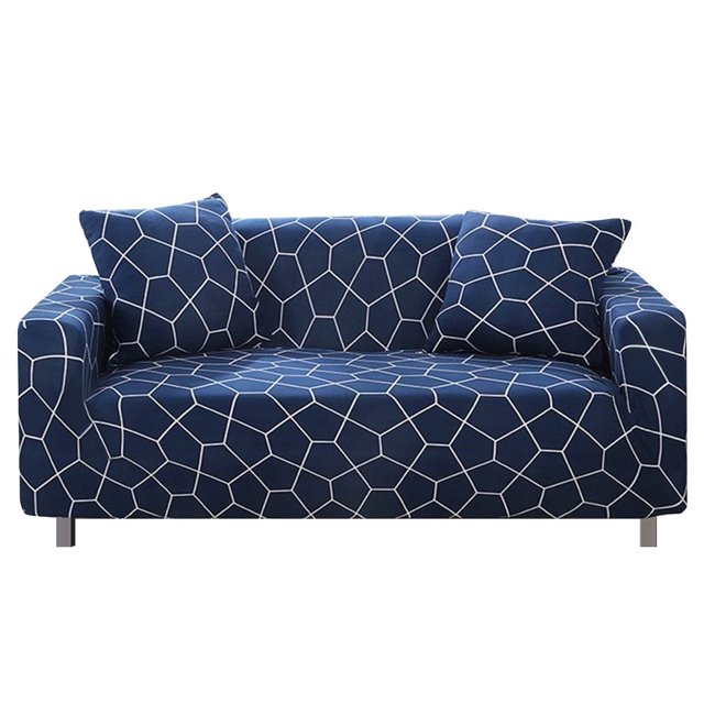 2024 2 Seaters Printed Loveseat Sofa Covers Stretch Elastic Couch Slipcover Protector Removable Washable for Dining Room, Feathers