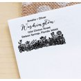 thumbnail image 3 of Printtoo Tampon d'Invitation de Mariage Personnalisé Rouge Auto-Adresse en Caoutchouc-60 x 40 mm, 3 of 6