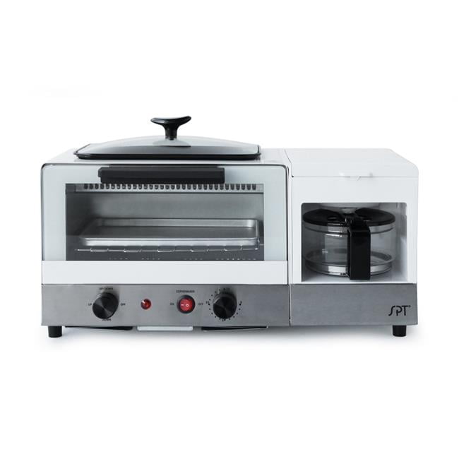 SPT BM-1120W 3-in-1 Breakfast Maker - Stainless Steel, White