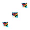 thumbnail image 3 of Transemion Creativity DIY Accessories Embroidery Pillow Kits Hypoallergenic Fabric Gift Type4 3Set, 3 of 6