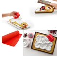 thumbnail image 4 of mmirethe Durable Silicone Baking Sheet for Non-Stick Cake Baking Heat Resistant Red 26x31cm 1Set, 4 of 6