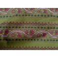 thumbnail image 4 of oneOone Cotton Poplin Fabric Leaves & Floral Block Print Fabric BTY 56 Inch Wide, 4 of 4