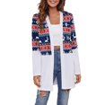 thumbnail image 1 of Cardigan à Manches Longues pour Femmes, Cardigan d'Automne à devant Ouvert avec Poches, Duster Décontracté, Chandail Cardigan Léger, 1 of 5