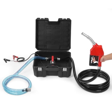 VEVOR Pompe de Transfert de Carburant 12V 10 GPM Pompe Diesel 1/4 HP avec Buse de Carburant Auto