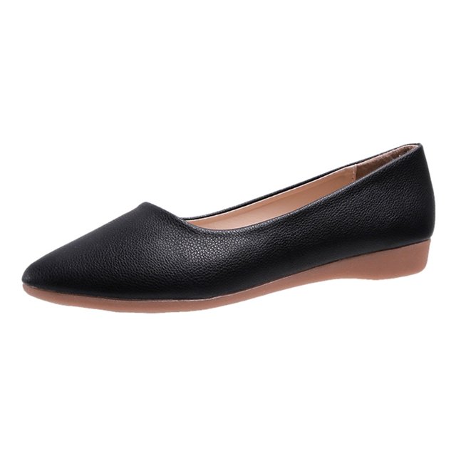 B91xZ Mocassins à Lacets pour Femmes Mocassins Décontractés Bout Rond Chaussures de Conduite Plates Souples Chaussures de Marche Femmes à Enfiler, Noir 9