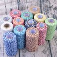 thumbnail image 4 of Becaristey Ficelle en Coton Ficelle Double Couleur pour Bricolage Brun et Blanc 1 Ensemble, 4 of 6