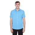 thumbnail image 1 of Dark Black Men's Short-Sleeve Button-Down Shirt, 1 of 6