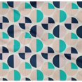 thumbnail image 4 of oneOone Organic Cotton Poplin Twill Fabric Circle Geometric Printed Fabric 1 Yard 42 Inch Wide, 4 of 4
