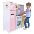 thumbnail image 4 of Wooden Large Pastel Play Kitchen with Turning Knobs and Play Phone, 4 of 9