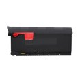 thumbnail image 3 of Gibraltar Mailboxes Patriot Large Capacity Rust-Proof Plastic Black, Post-Mount Mailbox, GMB515B01, 3 of 10
