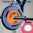 thumbnail image 3 of International Games 2-Inch Rubber Coated Color-Coded Weight Plates Set - Bumper Plates for Strength Training, Fractional & Change Plates, Fitness & Weightlifting - Home Gym Use, 3 of 7