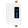 thumbnail image 4 of Household Mini Electric Water Heater Instant Tankless Water Heater Heating MachineWhite US Plug 110V 3000W, 4 of 14