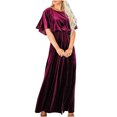 thumbnail image 2 of UPPADA Robe de Cocktail pour Femmes à Manches Longues Robe d'Invitée de Mariage Fente Latérale Jolie Robe Formelle Évasée Taille Haute Robe de Fête Robe de Bal Robe de Cocktail jusqu'à 65 % de Rabais, 2 of 5