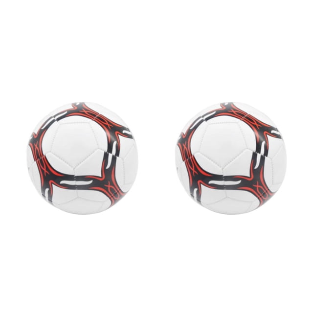 Youkk Newest Soccer Ball - Wear Resistant And Durable Training Portable Wide Application Range Ball Official Football Ball thicked white type 4 2Set