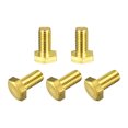 thumbnail image 1 of Unique Bargains Brass Hex Bolts, M10x20mm 5 Pack Fully Thread Grade 4.8 Machine Screws, 1 of 4