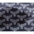 thumbnail image 4 of oneOone Viscose Chiffon Fabric Owl Block Print Sewing Fabric BTY 42 Inch Wide, 4 of 4