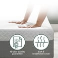 thumbnail image 4 of Zinus 10 inch Green Tea Essential Memory Foam Mattress, 4 of 12