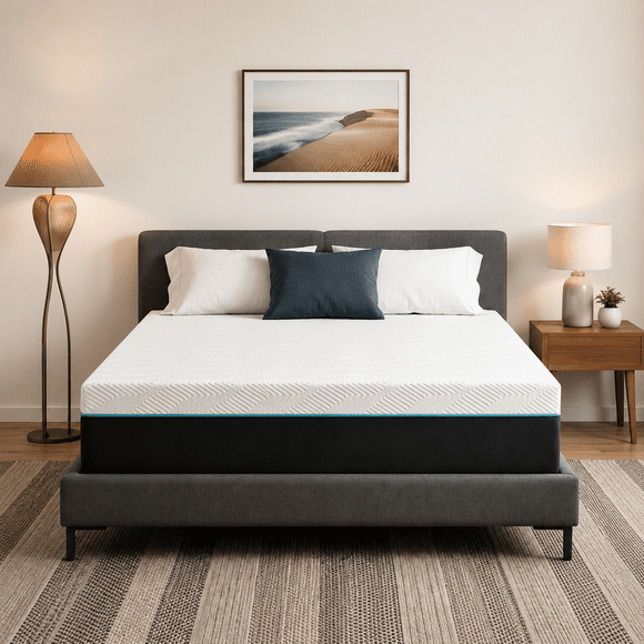 Full Mattress, Lecuneey 12" Gel Memory Foam Mattress with CertiPUR-US Certified Mattress in a Box, Pressure Relief & Medium Firm Mattress for Kid Adults