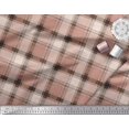 thumbnail image 2 of Soimoi Poly Georgette Fabric Gingham Check Printed Fabric 1 Yard 42 Inch Wide, 2 of 5