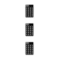 thumbnail image 4 of yingyy Clavier Numérique Filaire Résistant à l'Usure Rechargeable Clavier Numérique Noir 3 Ensembles, 4 of 6
