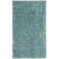 thumbnail image 2 of Safavieh August Shag Collection AUG900J Solid 1.2-inch Thick Accent Rug, 2'3" x 4', Aqua, 2 of 5