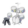 thumbnail image 2 of HILABEE Beginner Kids Drum Set Music Enlightenment for Child Party Stage Performance Gray Edge, 2 of 9