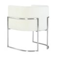 thumbnail image 4 of TOV Furniture Giselle Transitional Velvet Dining Chair, Cream (Set of 1), 4 of 6
