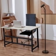 thumbnail image 3 of Globe Electric 58" LED Floor Lamp with Matte Black Shade, Industrial Style, 3 of 7