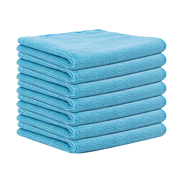 WHEANG Microfiber Cleaning Cloth 5 Of Cleaning Cloth Each Package Of Ultra Hygroscopic Cleaning Towel 5 Color Combination Soft And Absorbent
