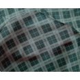 thumbnail image 4 of oneOone Silk Tabby Fabric Tartan Check Printed Fabric 1 Yard 42 Inch Wide, 4 of 4