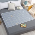 thumbnail image 1 of LSLJS Waterproof and Washable Bed Pads for Adults 59x39" Reusable Incontinence Bed Pads for Women, Elderly & Pet, Nursing Pads Incontinence Protection and Menstrual Use, 1 of 6