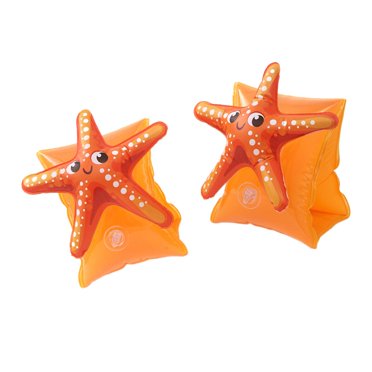jinwen Inflatable Arm Bands Swimming Armbands for Learning Swim Girls Boys Beginner starfish