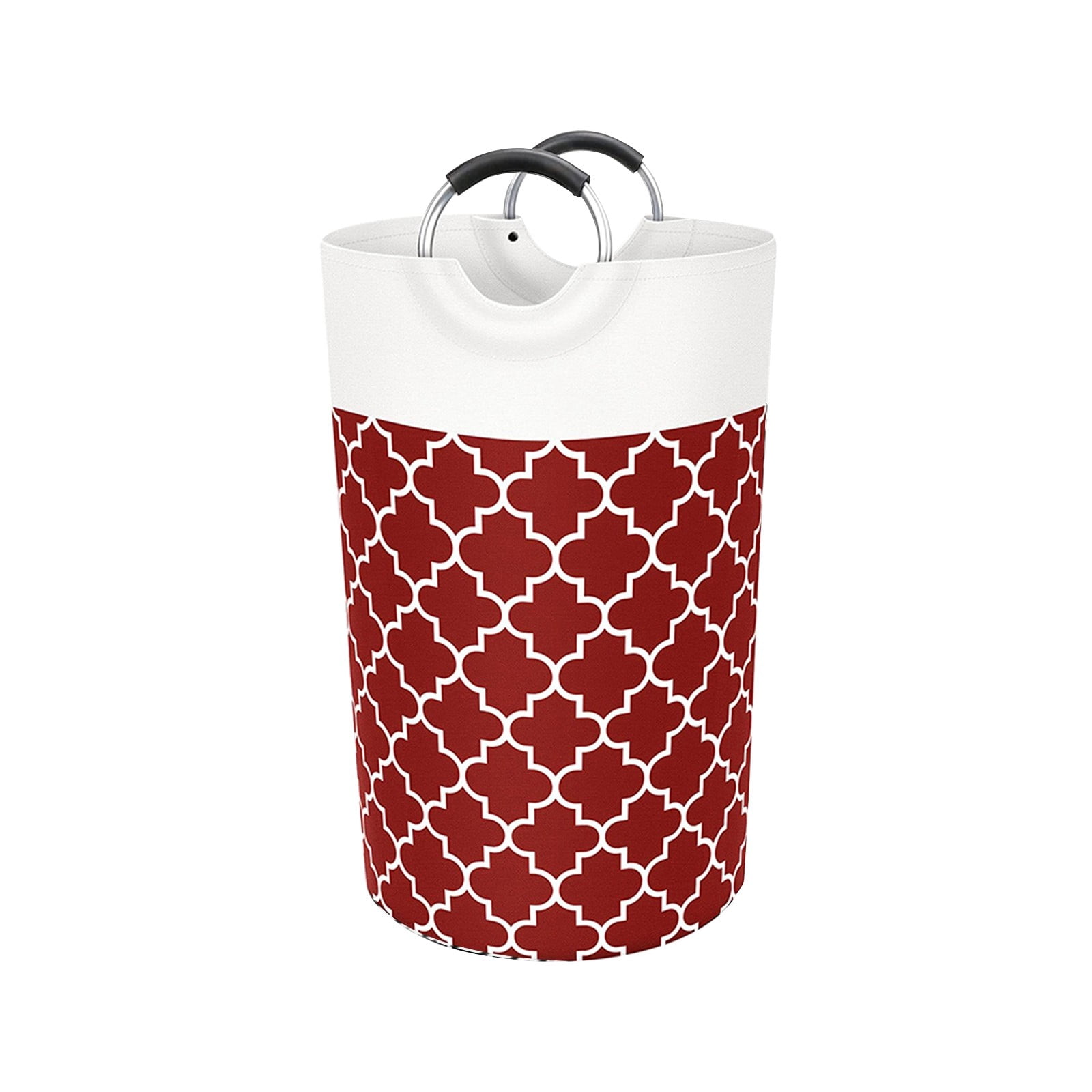 Binwennn Closet Organizer for Clothes Easy Storage under Bed Storage Containers Round Freestanding Laundry Hamper Collapsible Tall Clothes Hamper With Extended Handles For Clothes Toys In The