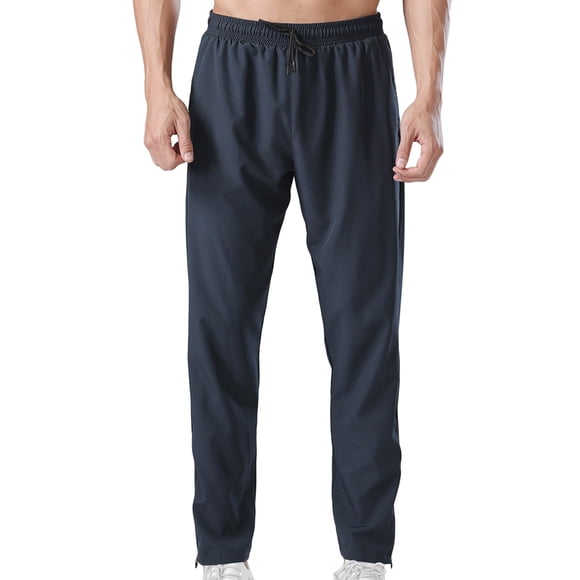 Cameland Men's Plus Size Track Pants Lightweight Quick Dry Hiking Athletic Workout Trousers Casual Active Jogger Sweatpants with Zipper Pockets
