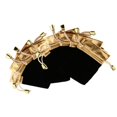 thumbnail image 1 of Abbracc 10 Pieces Soft Smooth Velvet Drawstring Pouches Jewellery Wedding Gift Candy Bag Black 1 7x9cm, 1 of 9