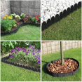 thumbnail image 4 of Flexible Garden Edging, Custom Design Edging 3Meters Black PP Material Landscape Border Edging For Vegetable Garden Flower Beds Lawn Areas, 4 of 5