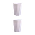 thumbnail image 3 of ZheElen PP Office And Home Waste Bin - 6L Capacity Easy Access Kitchen Large Capacity Kitchen Bedroom White L 2Set, 3 of 6