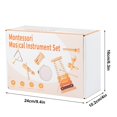 thumbnail image 3 of Qocolhg Toddler Musical Instruments, 7 Pcs Set Montessori Musical Toys, Musical Instruments for Toddlers 3+, Neutral Colors Wooden Percussion Instruments Set, Suitable for Education for 3+ Children, 3 of 9