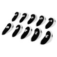 thumbnail image 1 of 10PCS Neoprene Golf Club Headgear Iron Protector Case Pouch for Men Golf Game White, 1 of 8