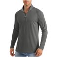 thumbnail image 1 of Birdeem Mens Summer Sunscreen Is Lightweight Breathable and Solid Color Stand Collar Long Sleeved, 1 of 6