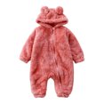 thumbnail image 2 of DPTALR Combinaison à Capuche pour Bébé Manches Oreilles Fermeture Éclair Hiver, 2 of 7