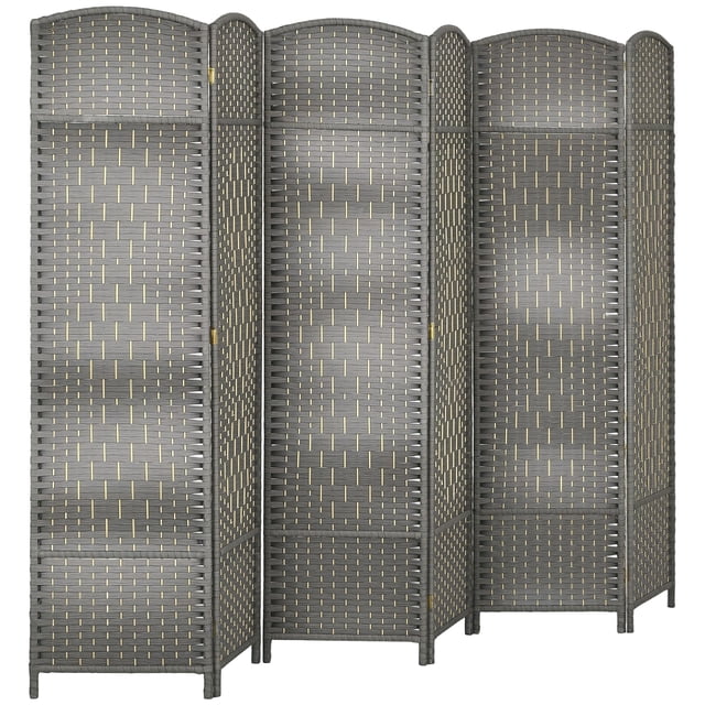 HOMCOM Cloison Pliante de 6 Pi, Paravent pour Bureau à Domicile Chambre